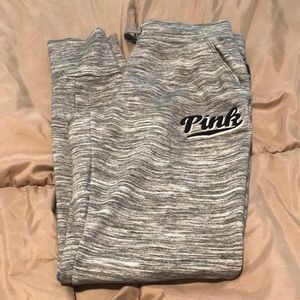 FINAL PRICE! Womens PINK Zippered Ankle Joggers